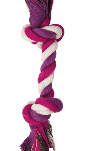 Игрушка для собак Верёвка, 2 узла / 180 мм