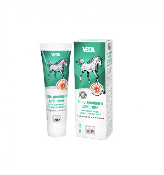 Гель ЗООVIP охлаждающе-разогревающий с камфорой и ментолом / 100 мл