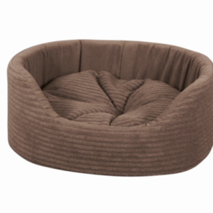 Лежак Премиум Линия гранд №4 коричневый велюр / 70х56х20 см