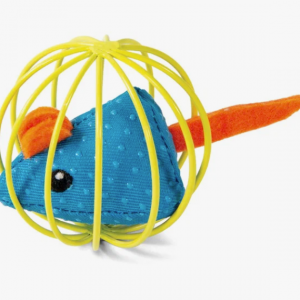 Игрушка для кошек Мышь в шаре, d63 мм