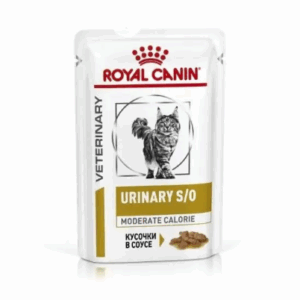РОЯЛ КАНИН URINARY MODERATE CALORIE при мочекаменной болезни для стерилизованных кошек / 85 гр.