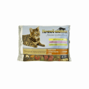 НОЧНОЙ ОХОТНИК для взрослых кошек Мясные кусочки в соусе 4х85гр. / 340 гр