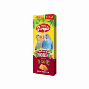 Палочки Happy Jungle для птиц мед и орехи / 3 шт.