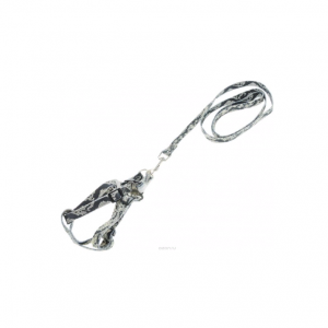 Комплект нейлон поводок + шлейка / 15 мм поводок 120см, шлейка 20-40см