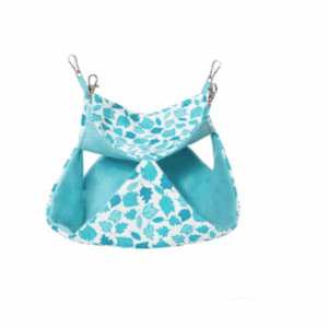 Гамак для мелких животных двухъярусный Листики / 33,5x33,5x1 см