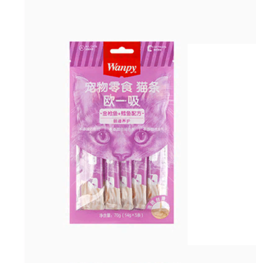 ВАНПИ крем-лакомство вкус тунец+лосось для кошек / 5х14 гр.