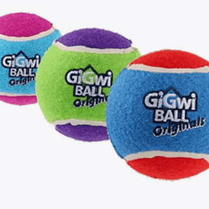 Игрушка для собак 3 мяча с пищалкой / 5 см