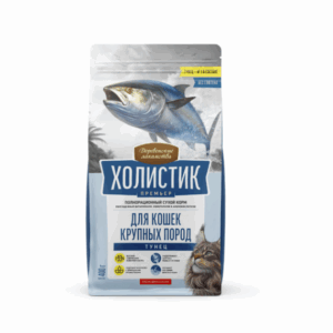 ДЕРЕВЕНСКИЕ ЛАКОМСТВА для кошек крупных пород Тунец / 400 гр.