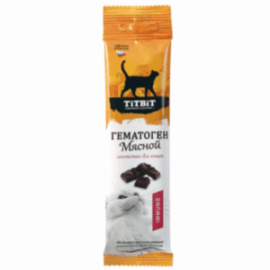 ТИТБИТ Гематоген мясной immuno для кошек / 30 гр.